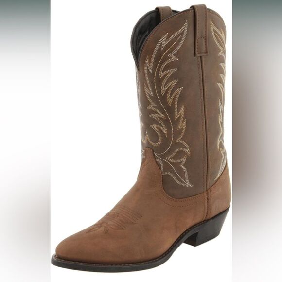 Laredo Women’s Kadi Tan Distressed Cowboy Boots 7.5 - Picture 1 of 10